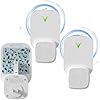 VEYOFLY Fly Trap Indoor, Fruit Fly Traps for Indoors, (2 Device + 6 Refills) Gnat Traps for House Indoor, Fly Catcher Indoor, Plug in Light Flying Insect Trap, Bug Light Killer, Fly Trap