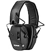 ZOHAN EM054 Electronic Ear Protection for Shooting Range with Sound Amplification Noise Reduction, Ear Muffs for Gun Range (Black)