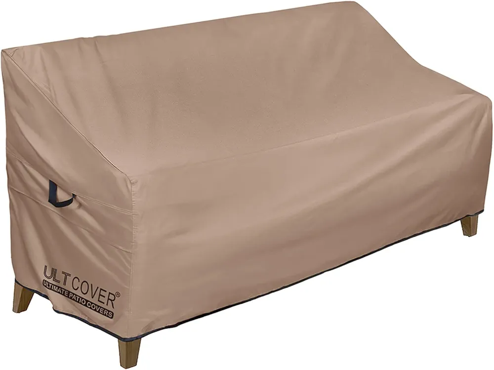 ULTCOVER Waterproof Outdoor Sofa Cover - Heavy Duty Patio Bench Covers 58W x 28D x 35H inch