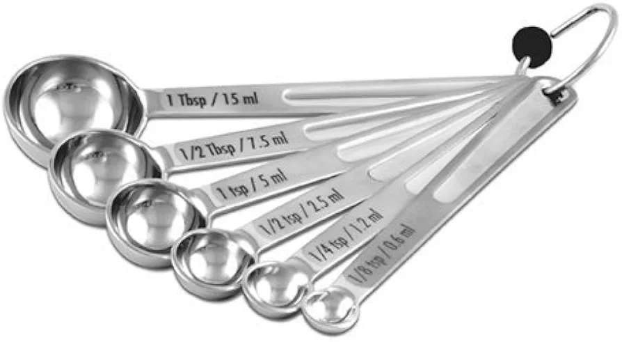 CIA Masters Collection 6 Piece Measuring Spoon Set