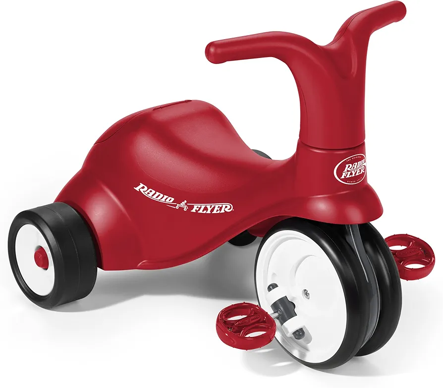 Radio Flyer Scoot 2 Pedal Ride on Bike, Ride On Toy for Ages 1-3