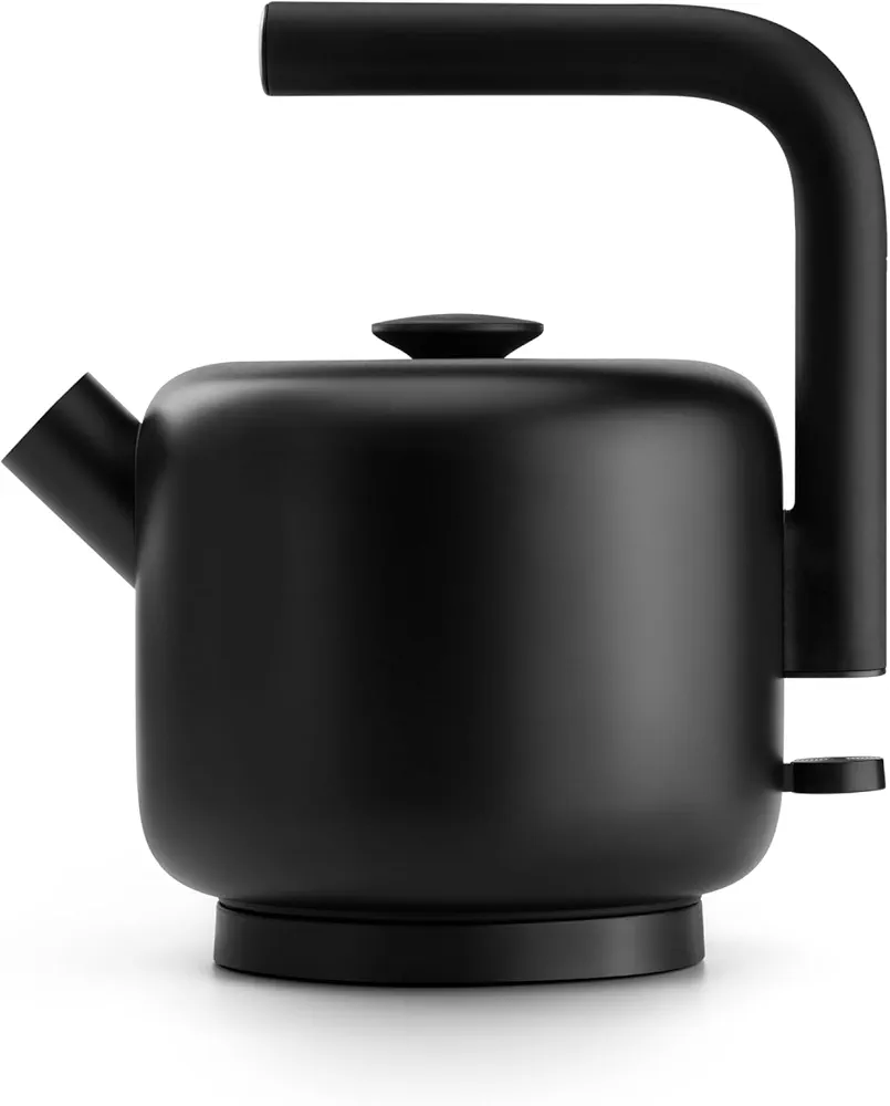 Fellow Electric Clyde Kettle - 1.5 Liter Capacity - Modern Twist On Stovetop Design, All-Purpose, Stainless Steel - Warm Water for Ramen, Oatmeal, Tea, Coffee & more - Large Capacity