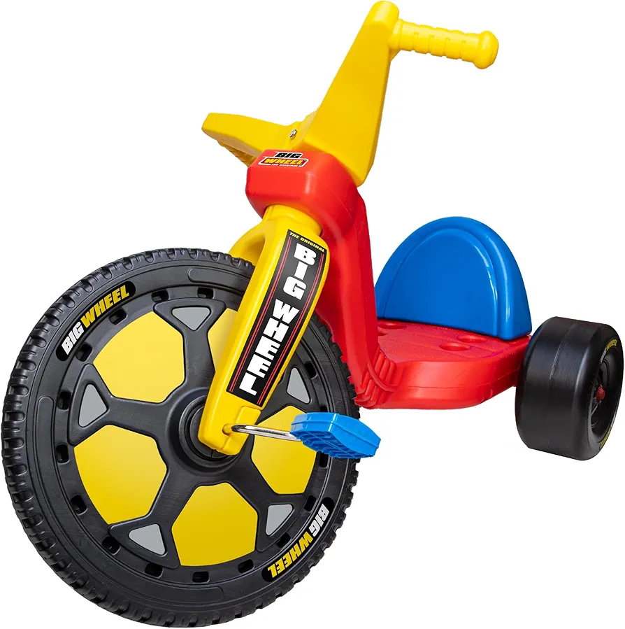 Schylling Big Wheel Speedster - BW16SO - Low-Riding Tricycle with Adjustable Seat for Growing Child up to 70 lbs. - Original Classic Bike - Ages 3 and Up