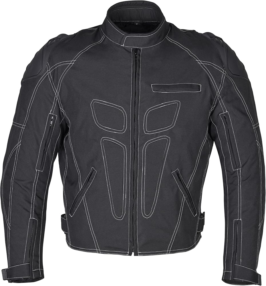 WICKED STOCK Motorcycle Jacket for Men Motorbike Powersport Riding Gear Dirt Bike Racing Adventure Biker Jackets