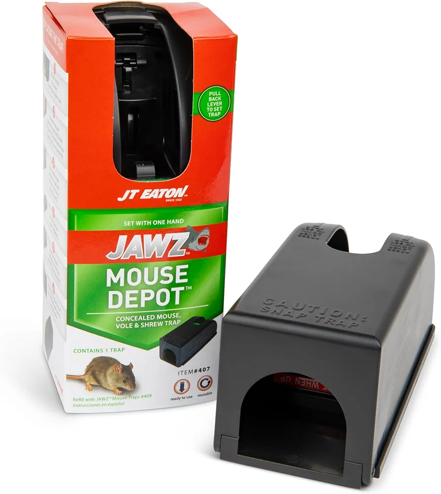 JT Eaton Jawz 407 Depot Covered Mouse Traps