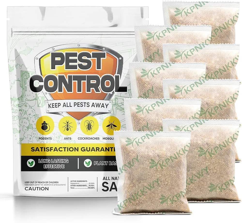 Pest Control, Rodent Repellent, Mouse Repellent Pouches, Mice Repellent Indoor, Peppermint to Repel Rodents, Ant, Roach & Moth, Mouse Deterrents, RV Rat Repellant, Keep Mouse Away-8 Pouches