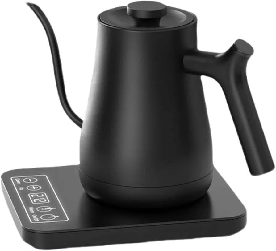 Gooseneck Electric Kettle, Adjustable Temperature Control, Large LCD Display, Rapid Boil, Pour-Over Coffee & Tea Kettle, Dry-Boil Protection, Stainless Steel Interior, 4-Hour Keep-Warm Mode