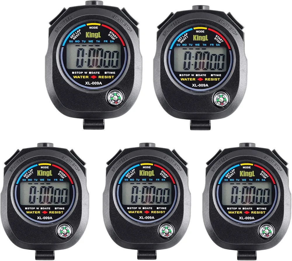 KingL Digital Stopwatch Timer - Interval Timer with Large Display