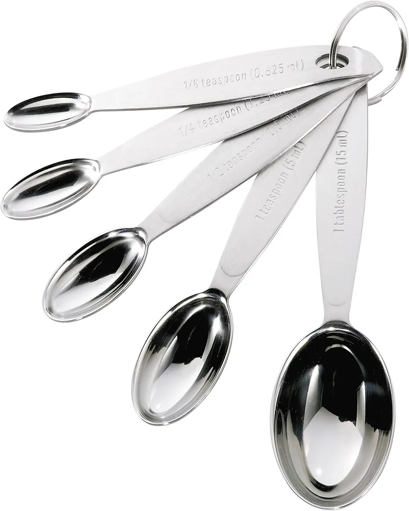 Cuisipro Silver Measuring Spoon Set, Standard