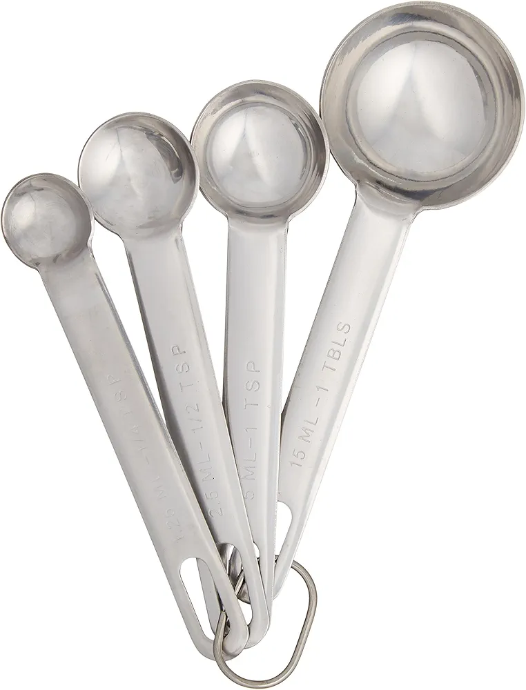 Farberware Farberware Professional Stainless Steel Measuring Spoons, Set Of 4, Stainless Steel