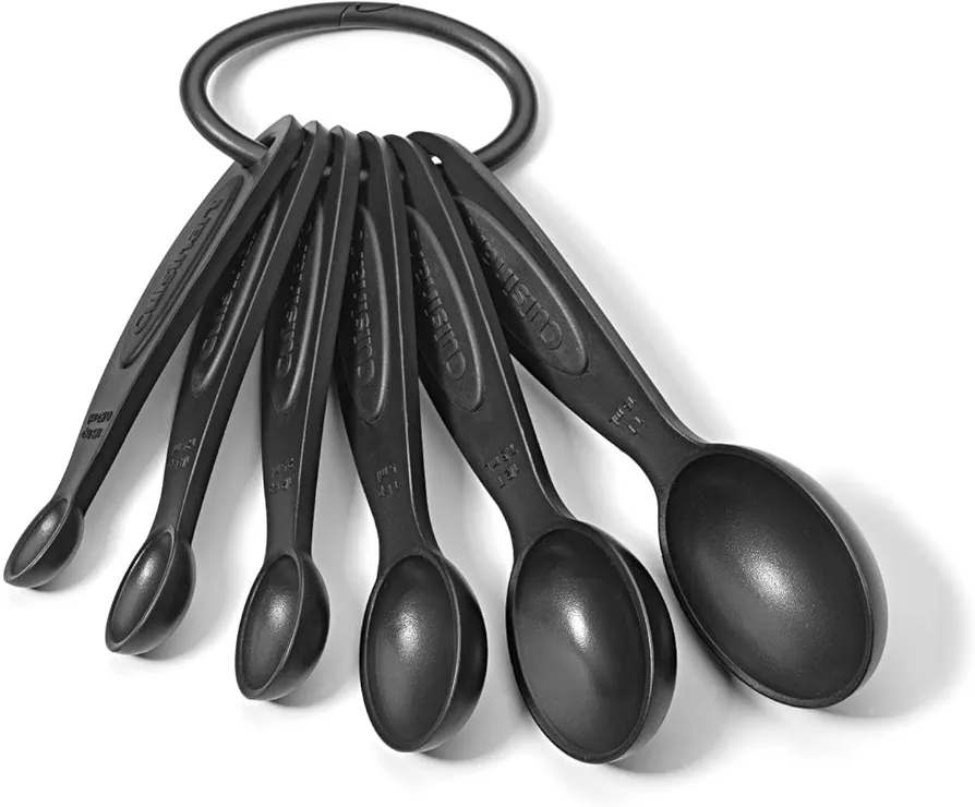 Cuisinart CTG-00-MP Measuring Spoons, Set of 6 , Black