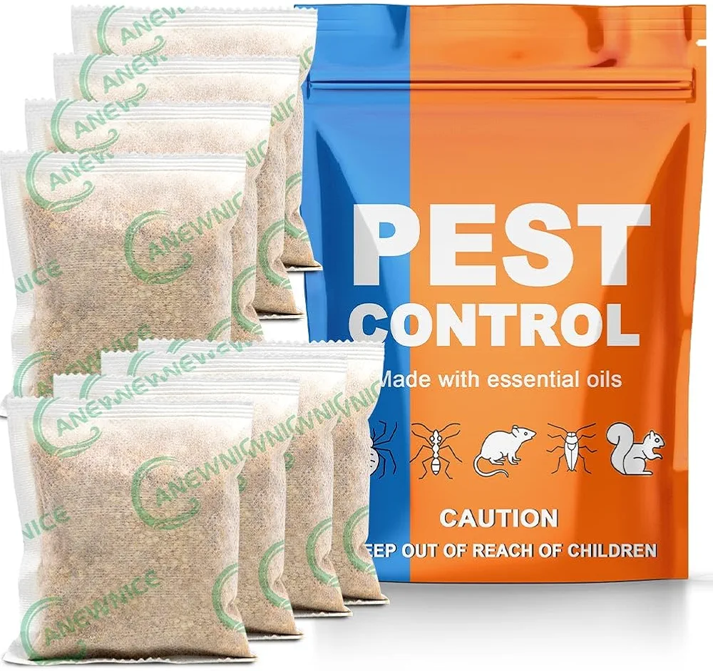 Pest Control,Rodent Repellent Pouches, Rat Repellent, Mouse Repellent, Natural Mice Repellent Indoor, Peppermint Oil to Repel Mice and Rats,RV Rat Repellent, Keep Mice Away-8P