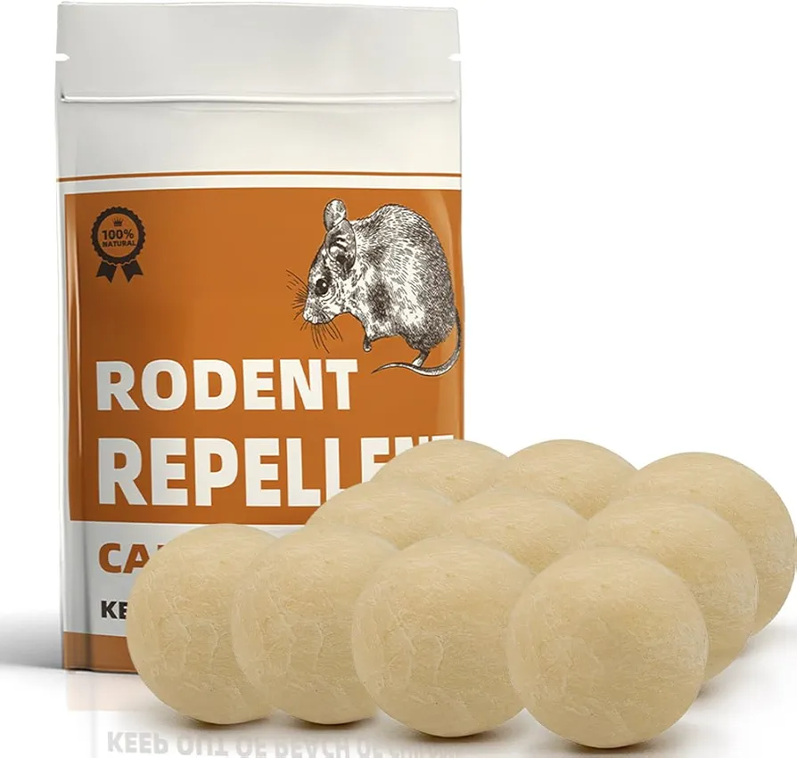 Mice Repellent Indoor, Mouse Repellents Outdoor, Extra-Strength Peppermint to Repel Mice and Rats,Mouse Deterrent, Get Rid of Mice, Rat Control, Effectively Rat Repellent for House-10P