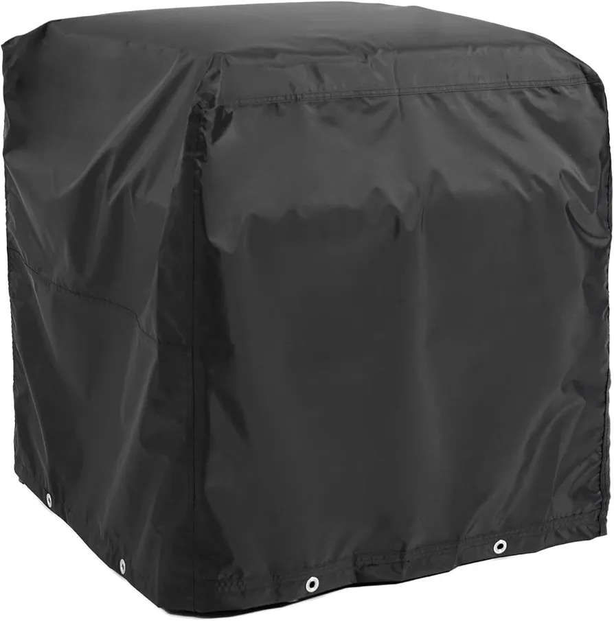 Patio Furniture Covers 30”x30”x30”, Square Patio Single Sofa and Chairs Cover, Outdoor Furniture Set Cover Waterproof, Lawn Patio Furniture Covers General Purpose, Black