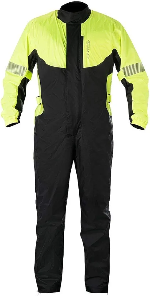 Alpinestars Hurricane One-Piece Rain Suit (XX-LARGE) (YELLOW/BLACK)