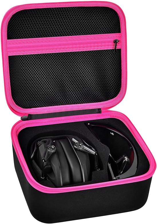 PAIYULE Case for Walker's Razor Slim Electronic Earmuffs/for Howard Leight Shooting Hunting Hearing Ear Protection