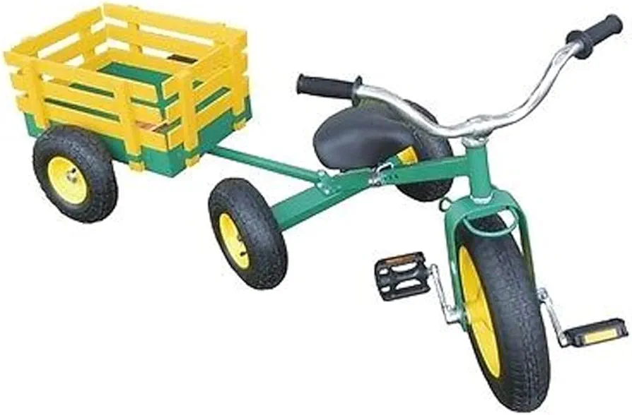 All Terrain Tricycle with Wagon (Green), #CART-042