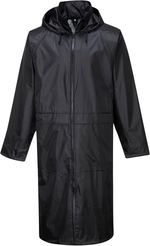 Portwest S438 Men's Lightweight Waterproof Classic Raincoat Long Rain Jacket